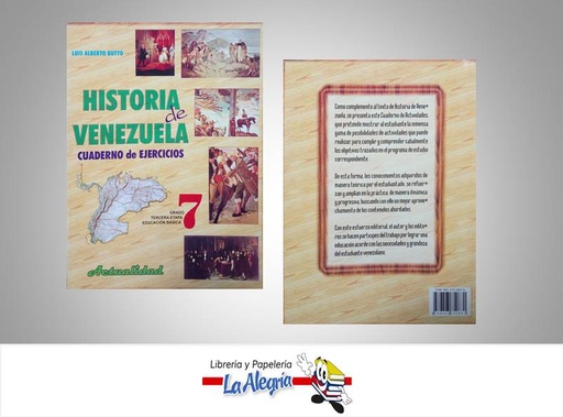 [9789803750831] HISTORIA DE VENEZUELACUADERNO EJERC7  TEMATICA HISTORIA   EDITORIAL ACTUALIDAD