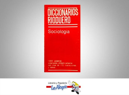 [DICC01] DICCIONARIO SOCIOLOGIA  TEMATICA DICCIONARIO   EDITORIAL EDICIONES RIODUERO